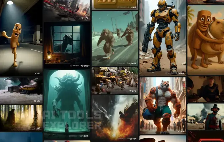 Gallery of videos created with Hailuo AI video generator